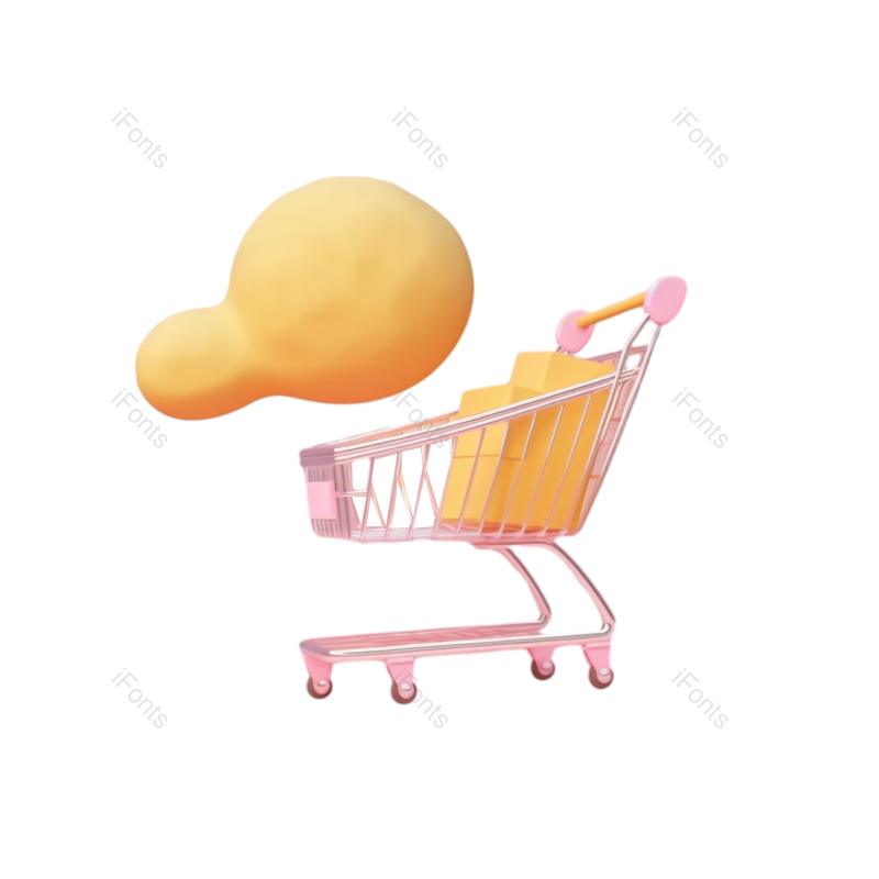 装饰图片,卡通元素,网上购物PNG,插画免抠素材